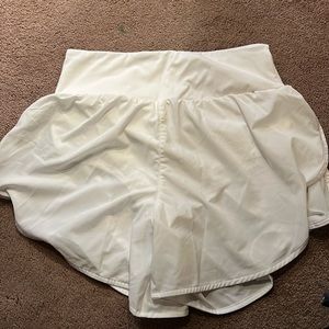 White Varley Running shorts. Tags removed but never worn as they were too small